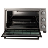 Hausberg 38 Lt Çift Tepsili Elektrikli Fırın Gri